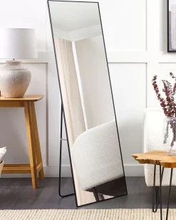 Lustro stojące BEAUVAIS 156 cm Metal Czarny