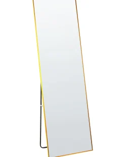 Lustro stojące BEAUVAIS 156 cm Metal Złoty