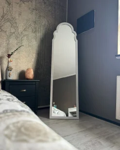 Lustro stojące CHATILLON 150 cm Srebrny