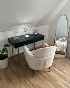 Lustro stojące CHATILLON 150 cm Złoty