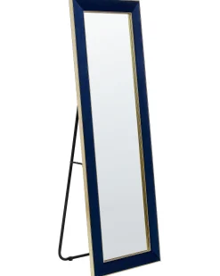 Lustro stojące LAUTREC 150 cm Welur Granatowy