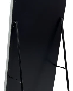 Lustro stojące LOCRONAN 150 cm Ekoskóra Jasnoszary