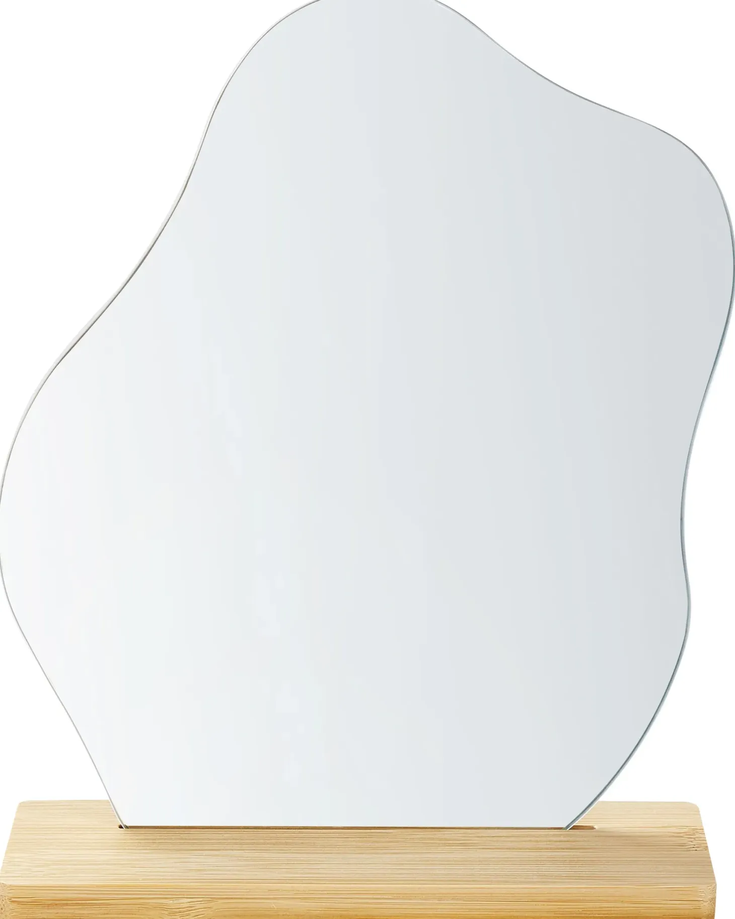 Lustro stojące LOZERE 19 cm 22 cm Bambus Jasnobrązowy