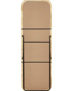 Lustro stojące MALANGE 150 cm Rattan Naturalny