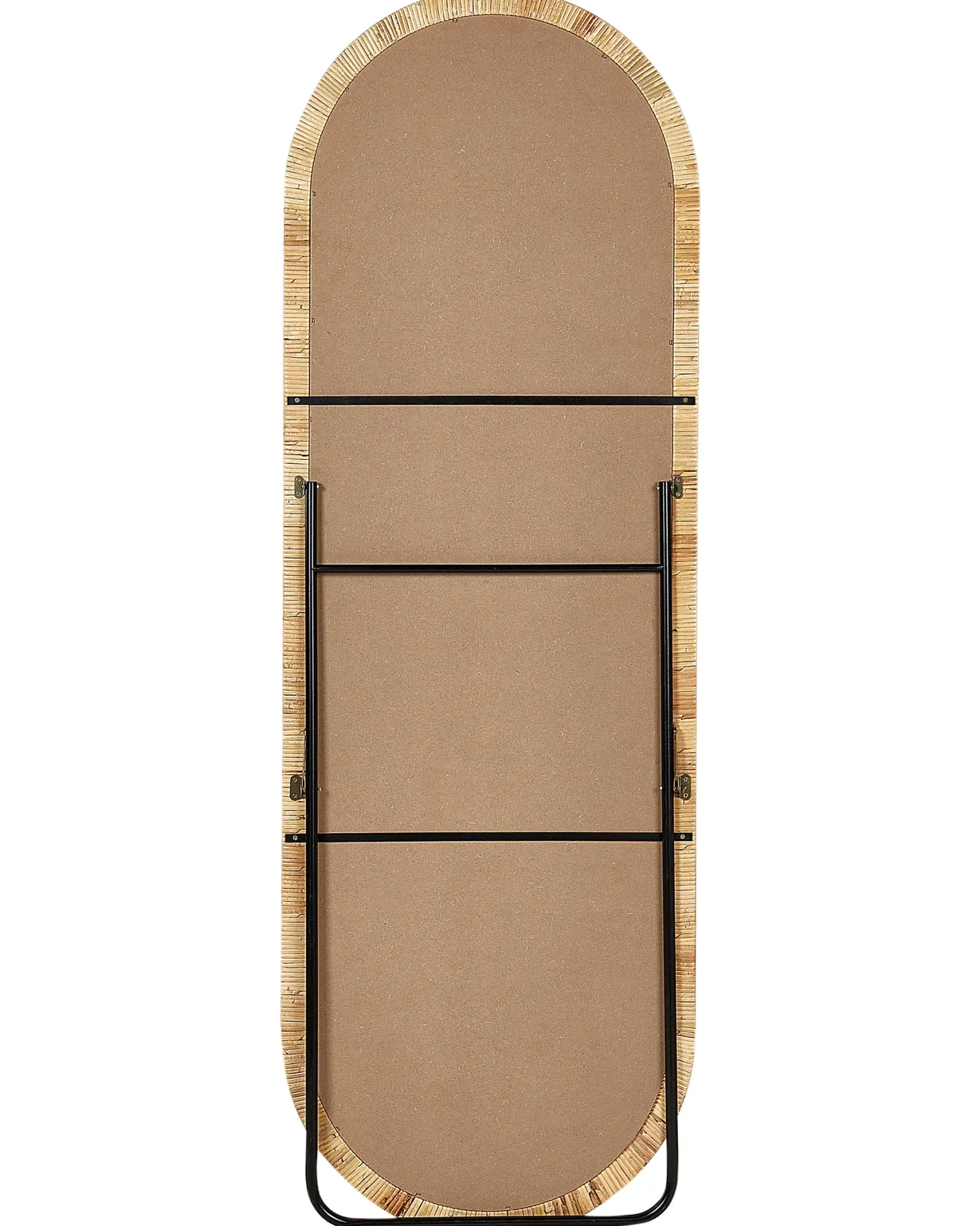 Lustro stojące MONTOT 150 cm Rattan Naturalny
