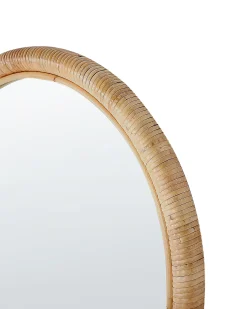 Lustro stojące MONTOT 150 cm Rattan Naturalny