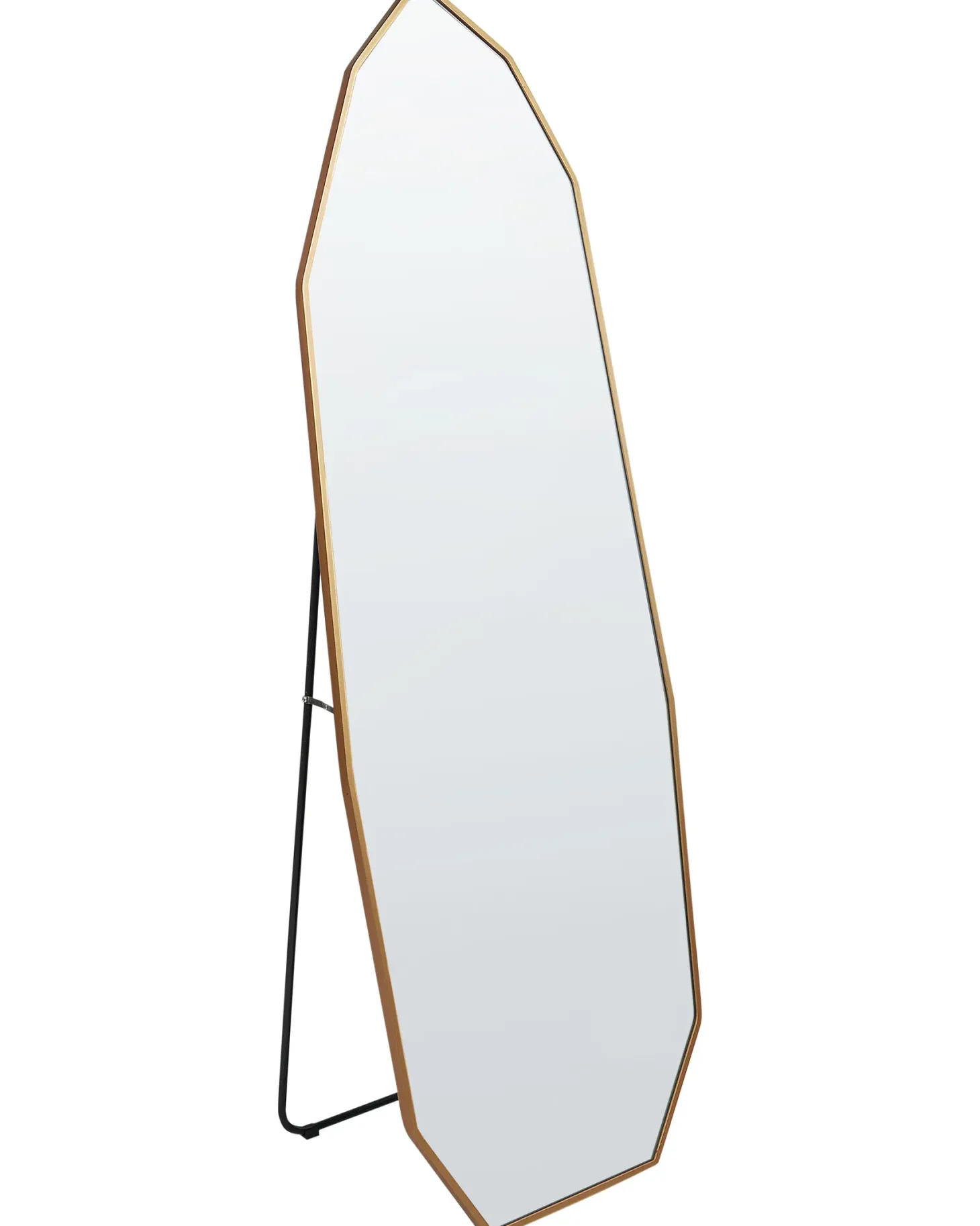 Lustro stojące TARTAS 165 cm Metal Złoty