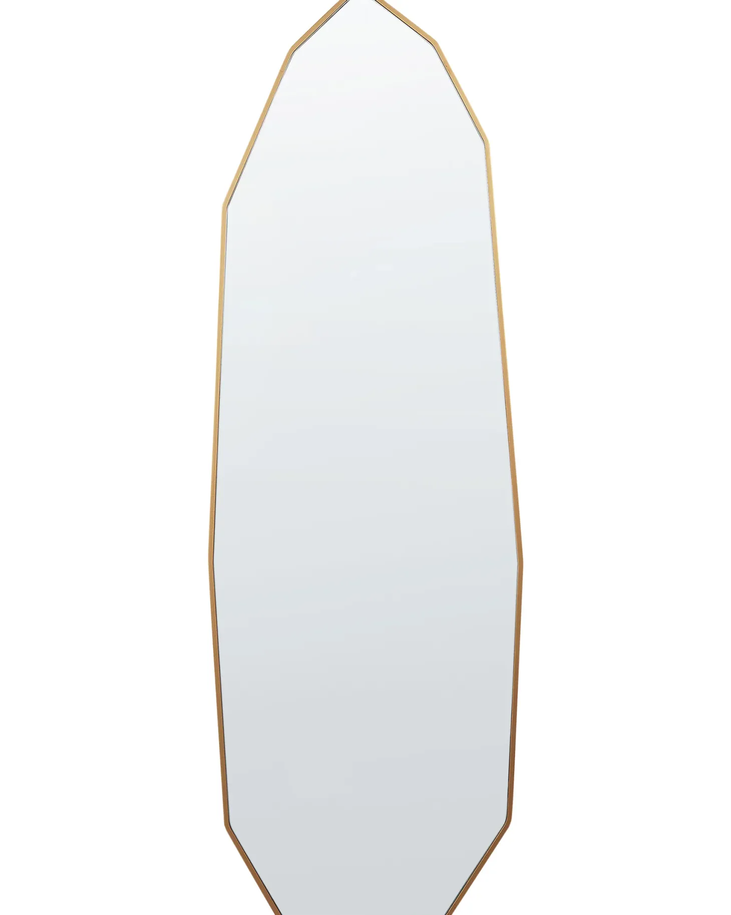 Lustro stojące TARTAS 165 cm Metal Złoty