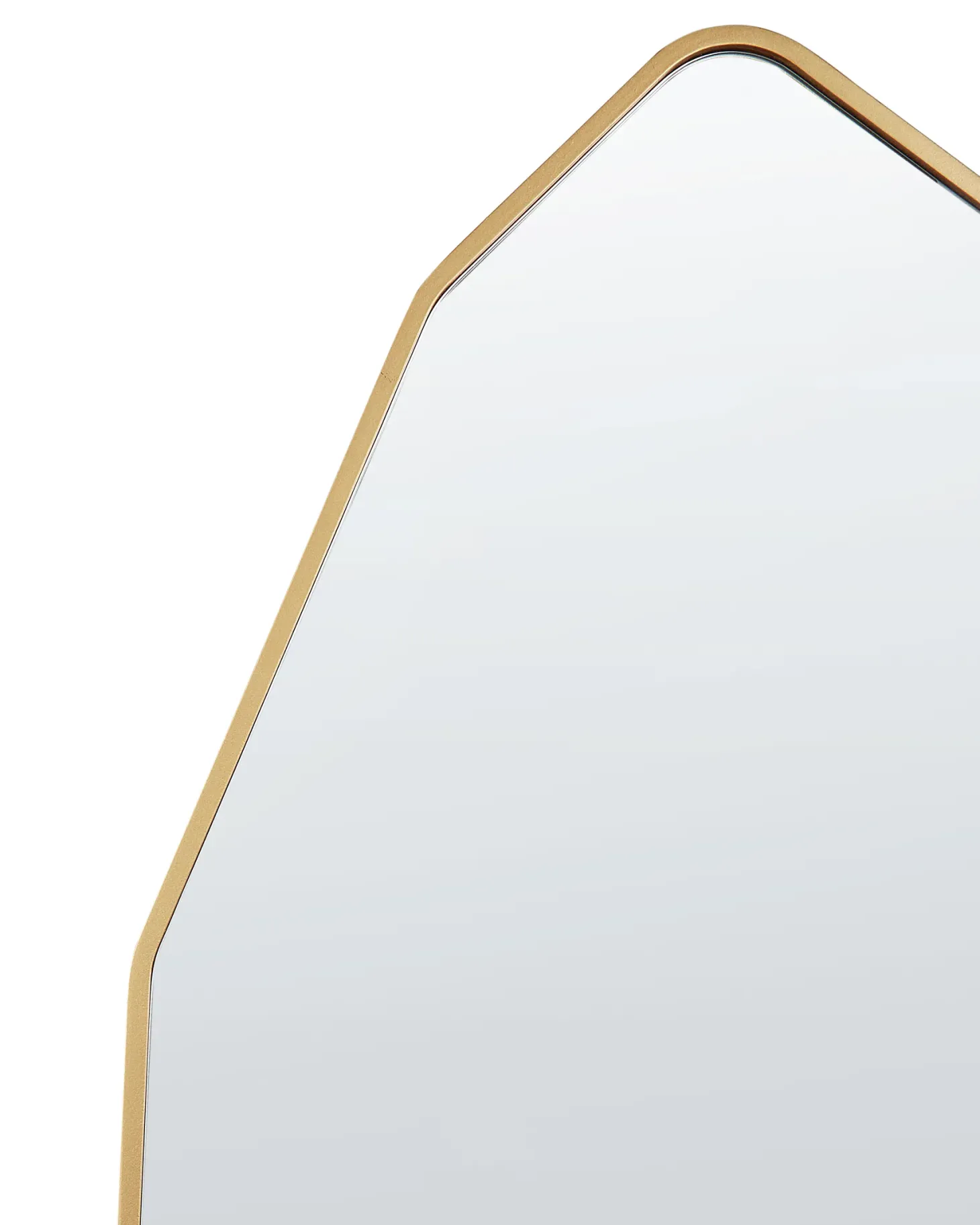 Lustro stojące TARTAS 165 cm Metal Złoty