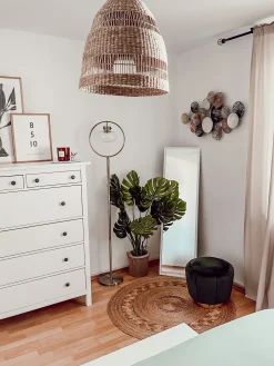 Lustro stojące TORCY 140 cm Biały