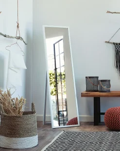 Lustro stojące TORCY 140 cm Biały