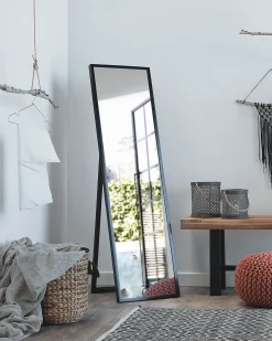 Lustro stojące TORCY 140 cm Czarny