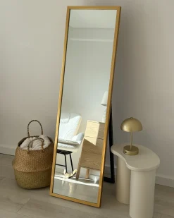 Lustro stojące TORCY 140 cm Złoty