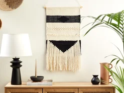 Makrama ścienna DASKA Bawełna 107 cm Beżowy