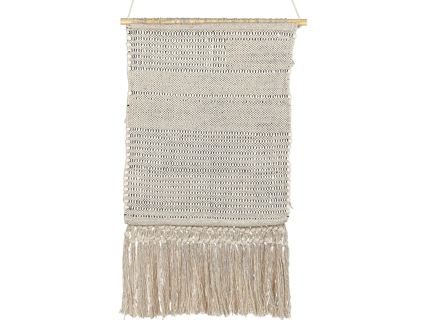 Makrama ścienna GUJRAT Bawełna 102 cm Beżowy