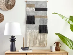 Makrama ścienna HANGU Bawełna 114 cm Beżowy