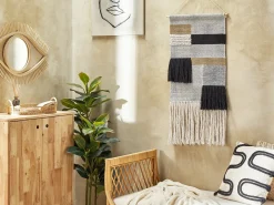 Makrama ścienna HANGU Bawełna 114 cm Beżowy