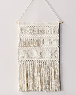 Makrama ścienna KAMOKE Bawełna 103 cm Beżowy