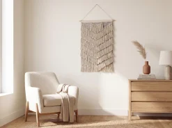 Makrama ścienna KOTRA Bawełna 106 cm Beżowy