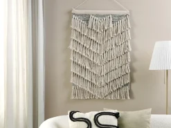 Makrama ścienna KOTRA Bawełna 106 cm Beżowy