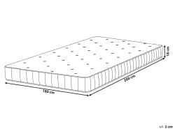 Best Materac kieszeniowy DUO H3/4 twardy H2/3 średnio twardy 180 x 200 cm Wszystkie Materace|Materace Kieszeniowe