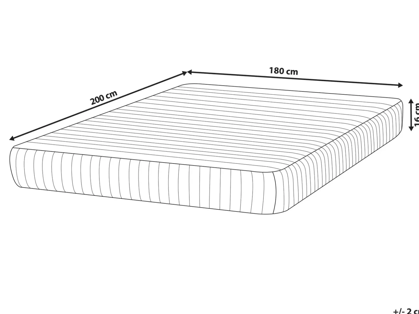 Outlet Materac kieszeniowy MISTY H3/4 twardy 180 x 200 cm Wszystkie Materace|Materace Kieszeniowe