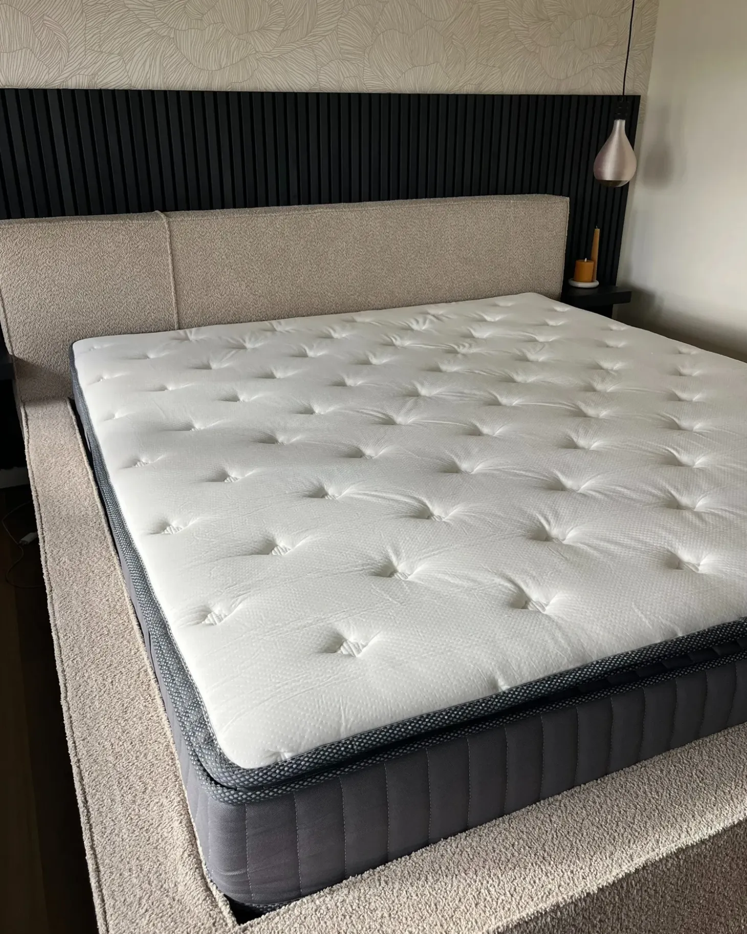 Discount Materac kieszeniowy z żelem i pianką termoelastyczną PLEASANT H2/3 średnio twardy 180 x 200 cm Wszystkie Materace|Materace Kieszeniowe