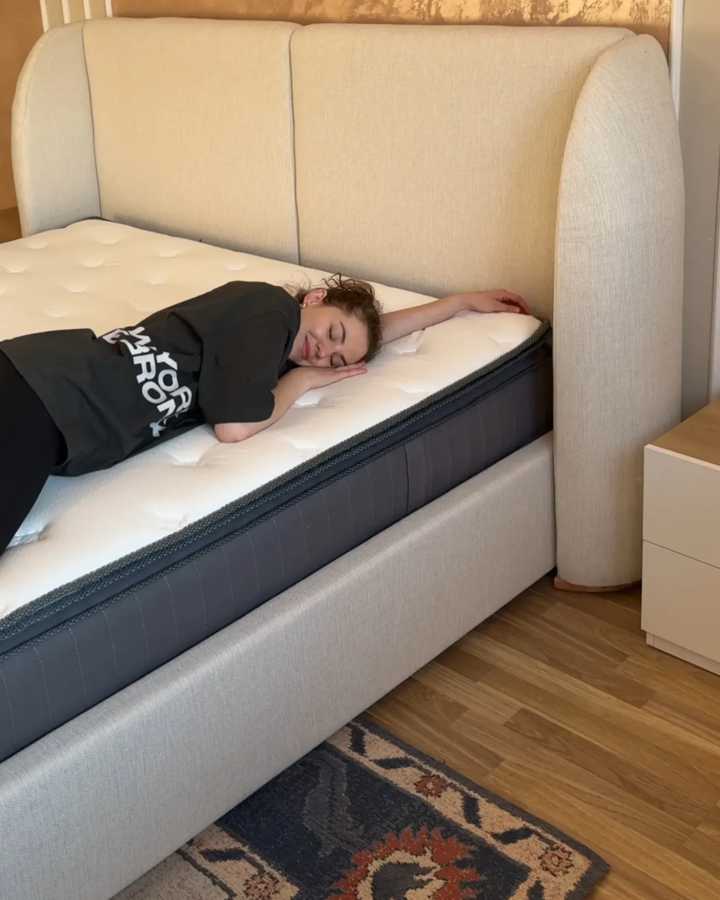 Discount Materac kieszeniowy z żelem i pianką termoelastyczną PLEASANT H2/3 średnio twardy 180 x 200 cm Wszystkie Materace|Materace Kieszeniowe