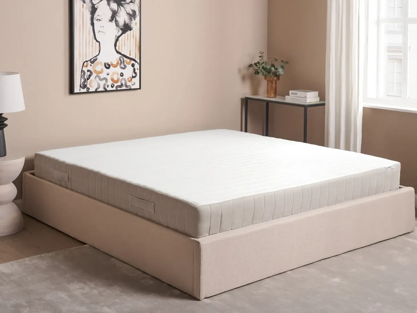 Best Materac kieszeniowy z lateksem SPRINGY H2/3 średnio twardy 180 x 200 cm Wszystkie Materace|Materace Kieszeniowe