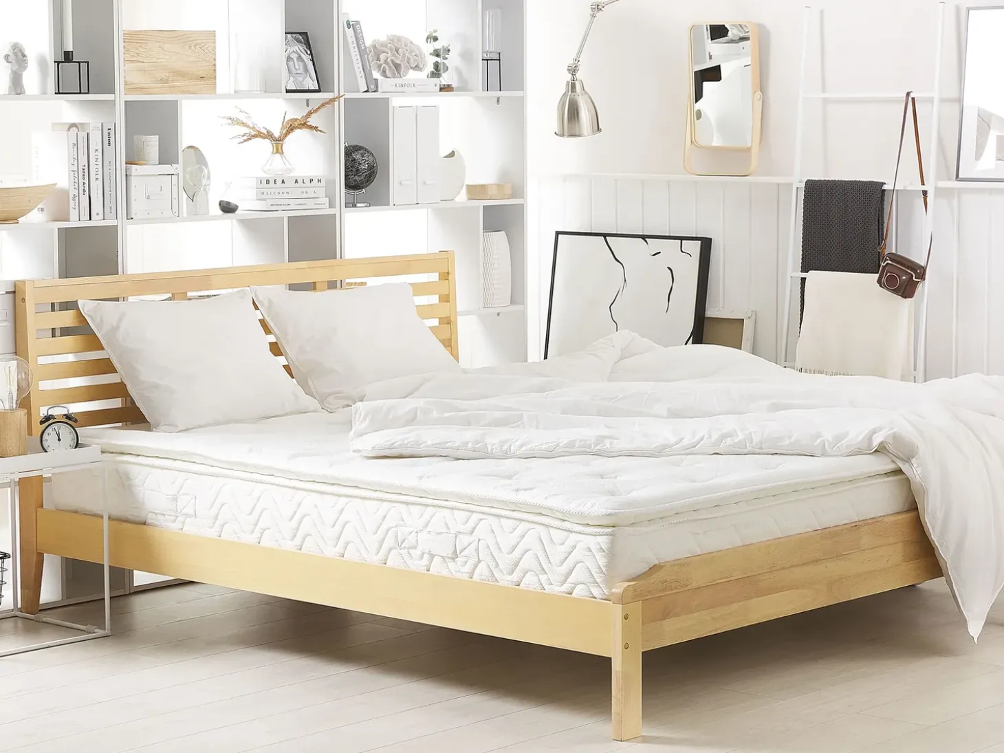 Discount Materac kieszeniowy z pianką termoelastyczną LUXUS H3/4 twardy 180 x 200 cm Wszystkie Materace|Materace Kieszeniowe