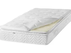 Discount Materac kieszeniowy z pianką termoelastyczną LUXUS H2/3 średnio twardy 90 x 200 cm Dzieci Materace Dziecięce|Materace Dziecięce