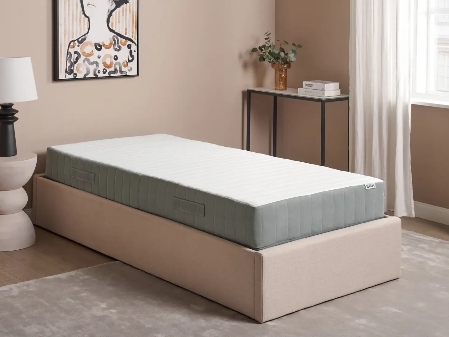 New Materac kieszeniowy z pianką termoelastyczną DRIFT H3/4 twardy 90 x 200 cm Dzieci Materace Dziecięce|Materace Dziecięce