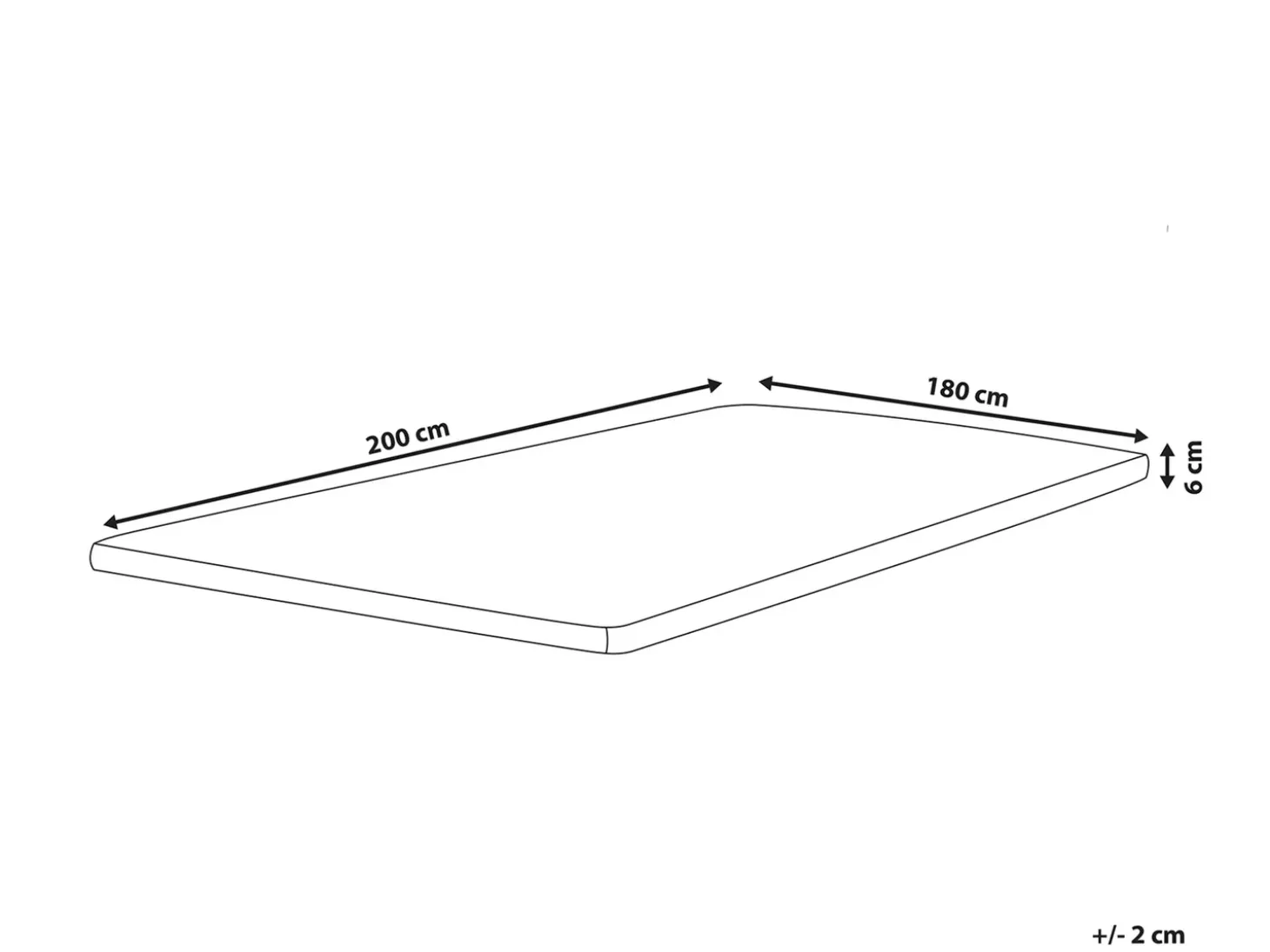 Best Materac nawierzchniowy lateksowy GRACIOUS 180 x 200 cm Wszystkie Materace|Materace Nawierzchniowe I Ochraniacze