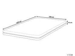 Discount Materac piankowy ENCHANT H2/3 średnio twardy 180 x 200 cm Materace Piankowe|Wszystkie Materace