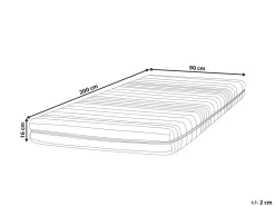 Clearance Materac piankowy ENCHANT H2/3 średnio twardy 90 x 200 cm Dzieci Materace Dziecięce|Materace Dziecięce