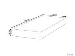 Sale Materac piankowy PRECIOUS H2/3 średnio twardy 80 x 200 cm Dzieci Materace Piankowe|Wszystkie Materace