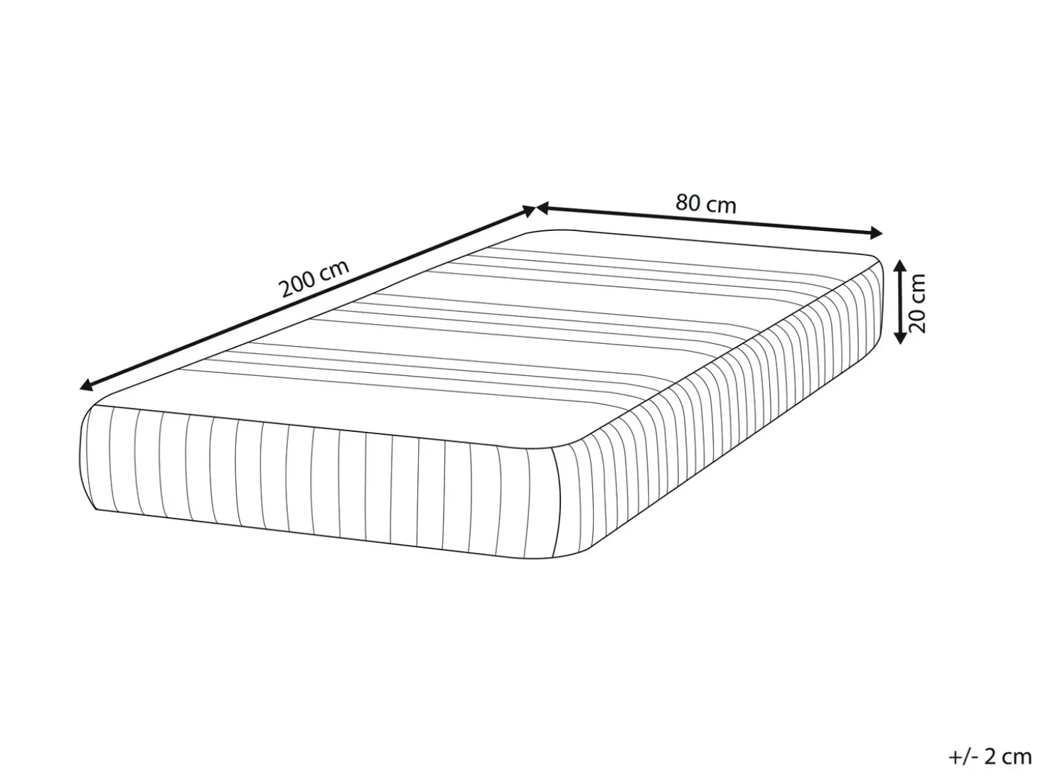 Outlet Materac termoelastyczny żelowy HAPPINESS H3/4 twardy 80 x 200 cm Dzieci Materace Dziecięce|Materace Dziecięce