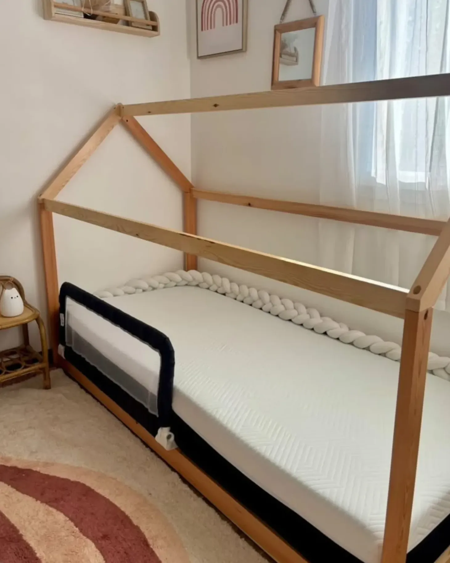 New Materac termoelastyczny żelowy SPONGY H2/3 średnio twardy 90 x 200 cm Dzieci Materace Dziecięce|Materace Dziecięce