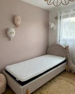 Materac termoelastyczny żelowy SPONGY H3/4 twardy 90 x 200 cm Dzieci Materace Dziecięce|Materace Dziecięce