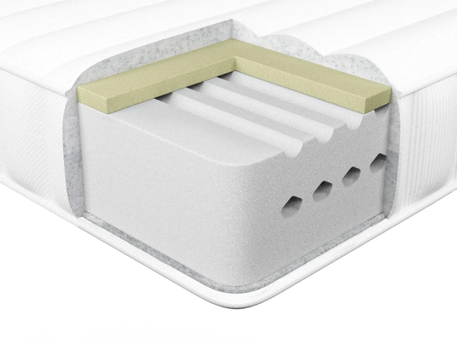 Online Materac termoelastyczny WHISPER H3/4 twardy 90 x 200 cm Dzieci Materace Dziecięce|Materace Dziecięce