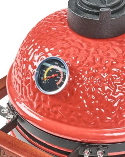Mini grill węglowy KAMADO Ceramika Czerwony