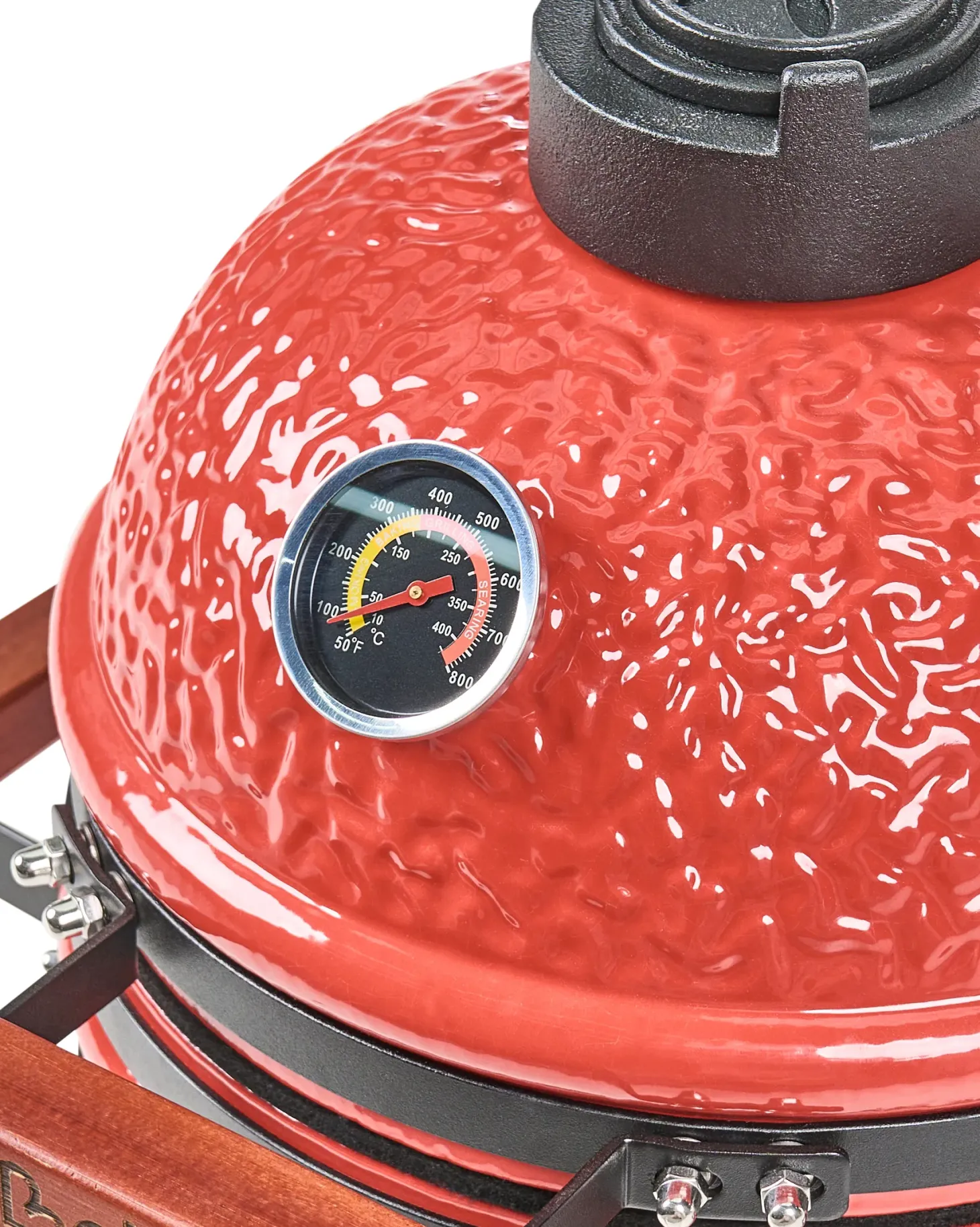Mini grill węglowy KAMADO Ceramika Czerwony