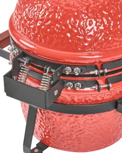Mini grill węglowy KAMADO Ceramika Czerwony