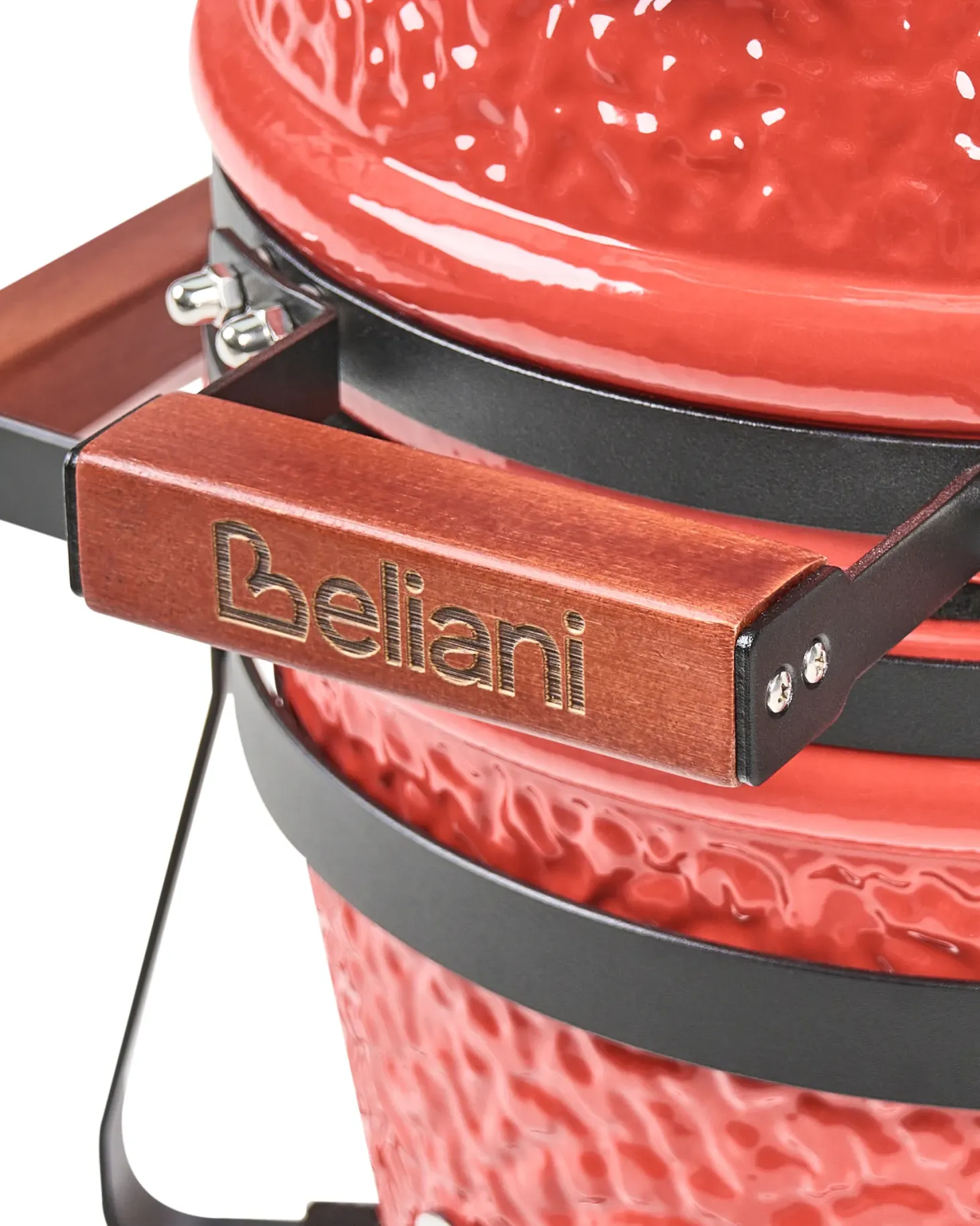 Mini grill węglowy KAMADO Ceramika Czerwony