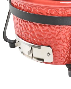 Mini grill węglowy KAMADO Ceramika Czerwony