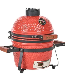 Mini grill węglowy KAMADO Ceramika Czerwony
