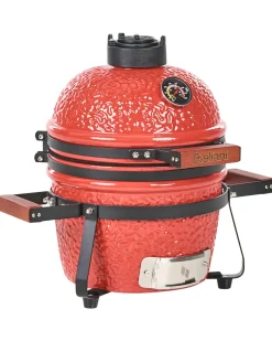 Mini grill węglowy KAMADO Ceramika Czerwony