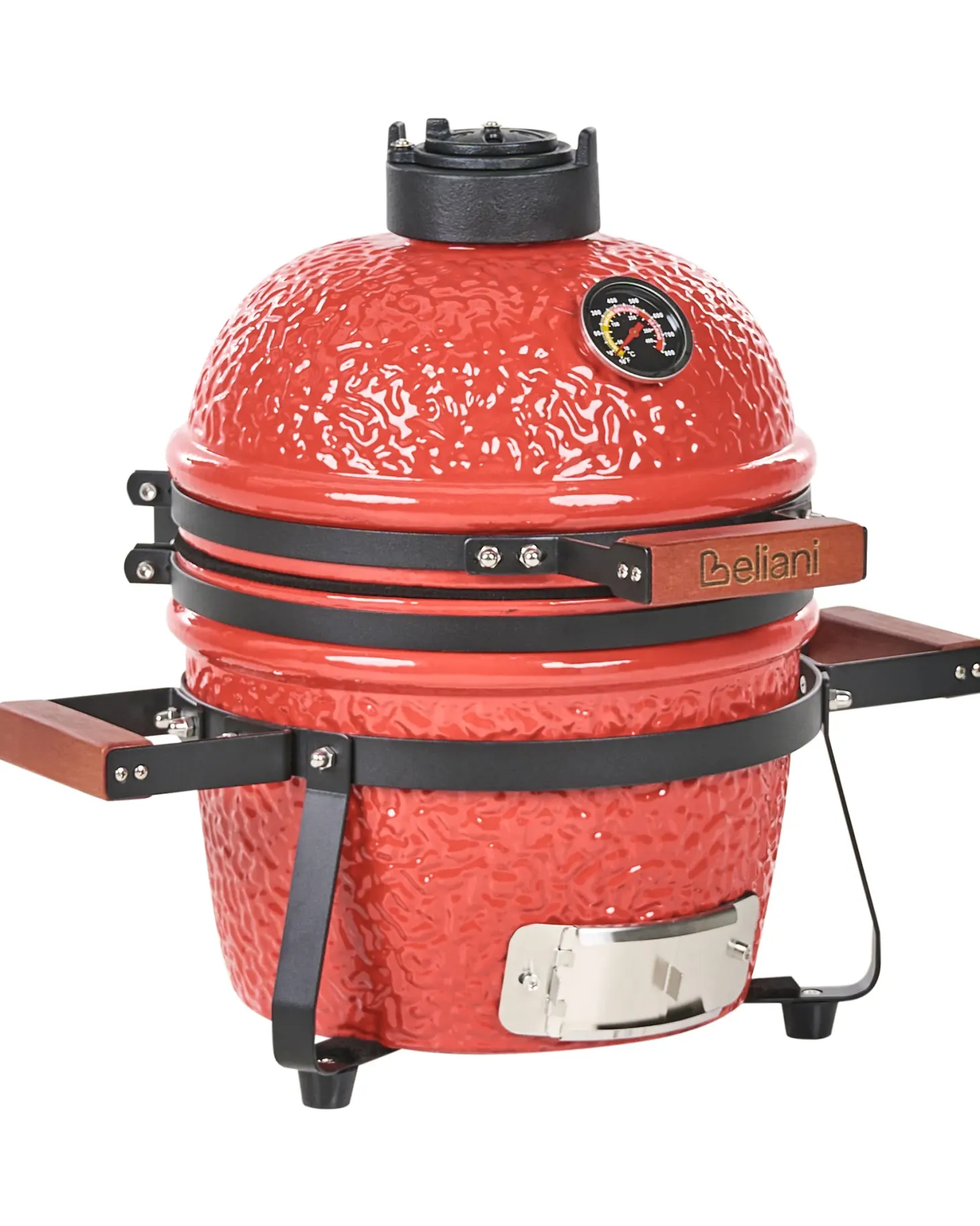 Mini grill węglowy KAMADO Ceramika Czerwony