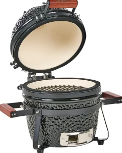 Mini grill węglowy KAMADO Ceramika Czarny