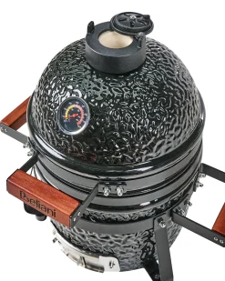 Mini grill węglowy KAMADO Ceramika Czarny